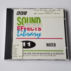 BBC Sound Effects Library International Disc 11 Water CD 1991